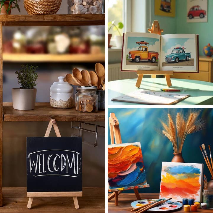 CanvasChamp - Wholesale Easel - Wooden Easel Display Stand for Wedding, Signs & Paintings9