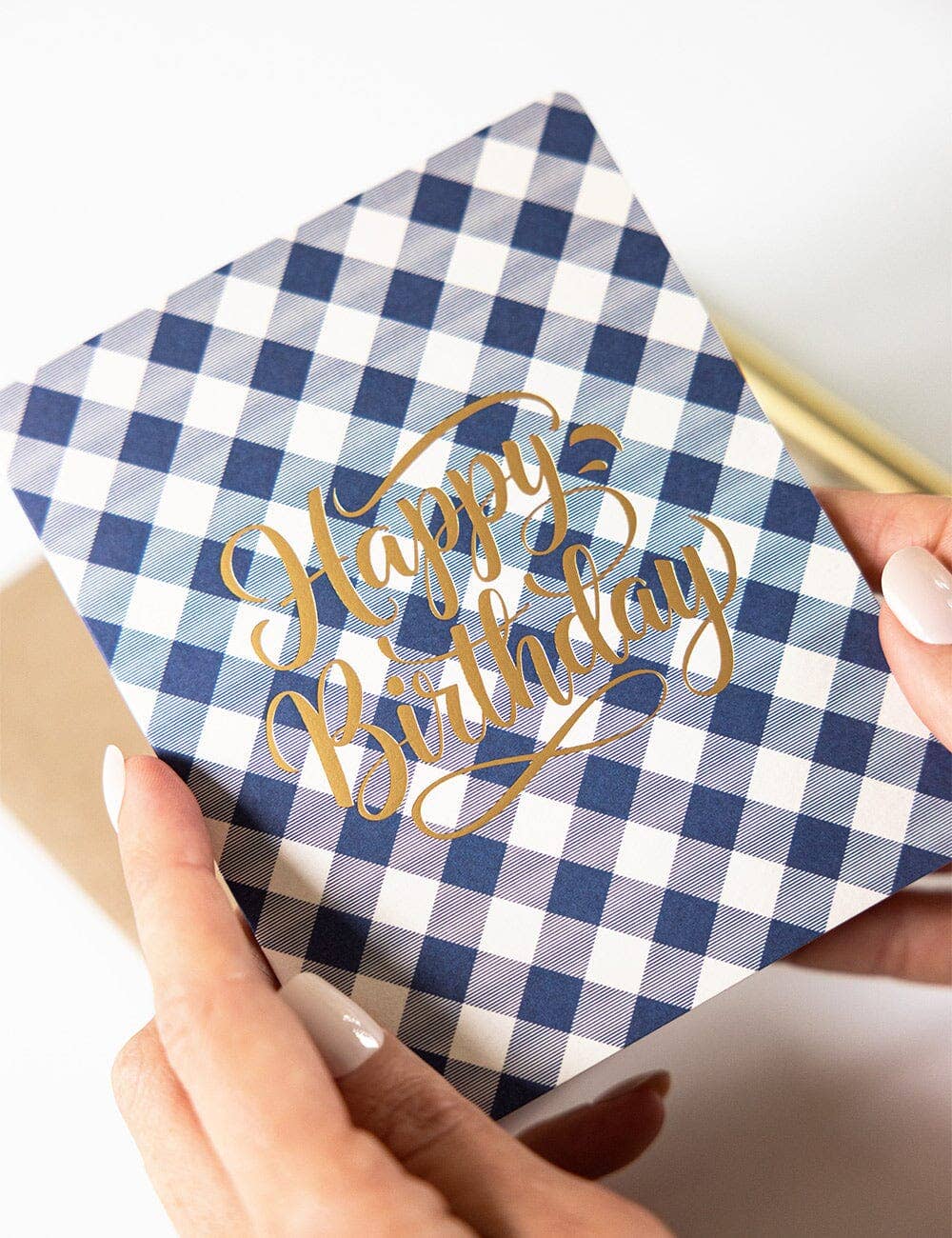 Bespoke Letterpress - Wholesale Birthday card - Happy Birthday (Check)3