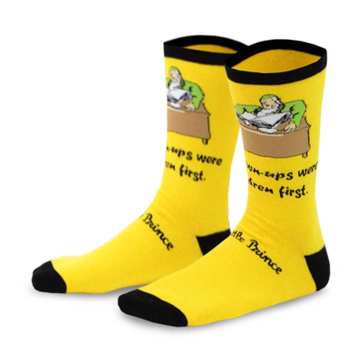 The Little Prince Silly Fun Fox and Airplane Kids Crew Socks - 3 Pairs for wholesale by DoodleUS Inc