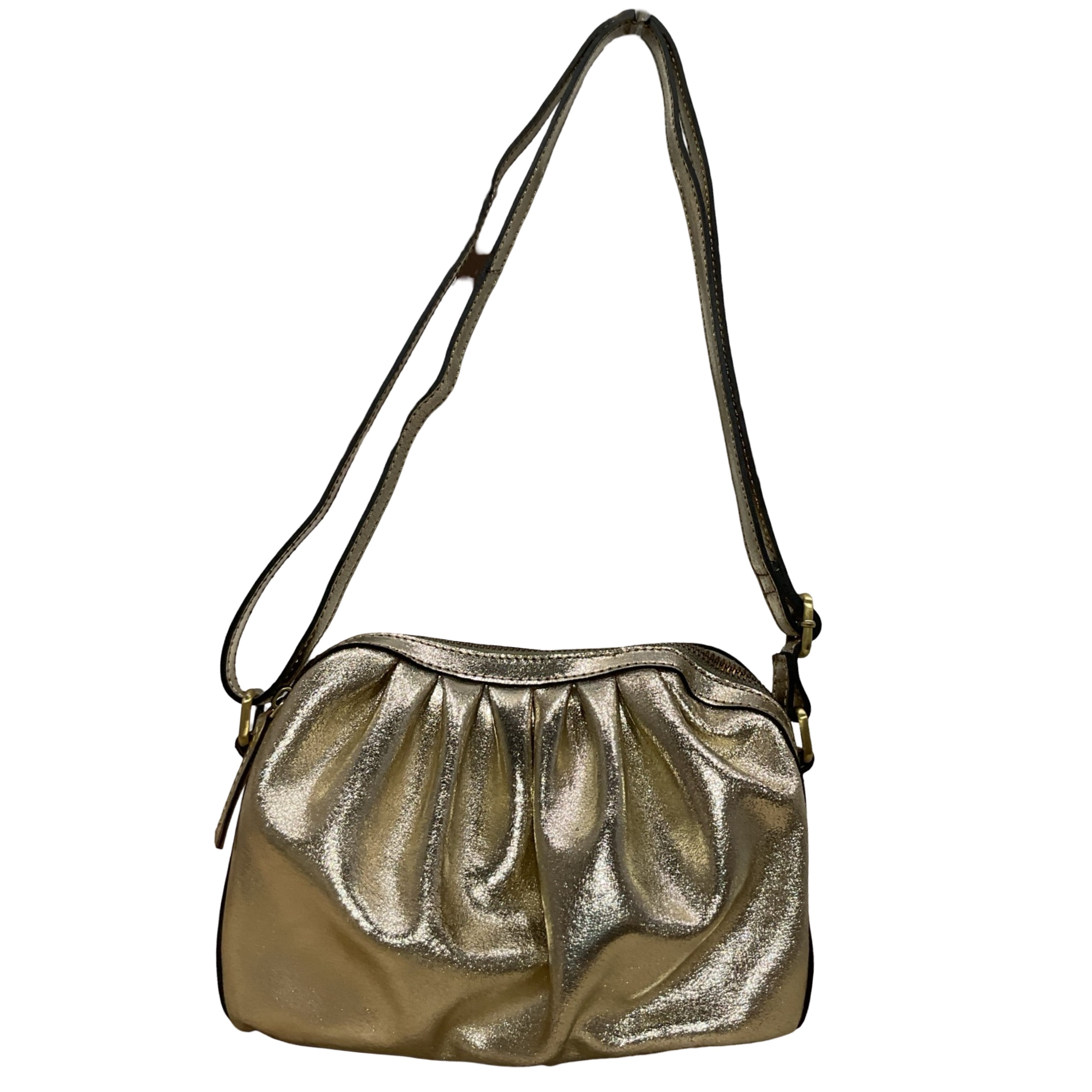 Louisa lee - Vente Sac porté épaule – femme - Sac Cuir Métallique Paris2