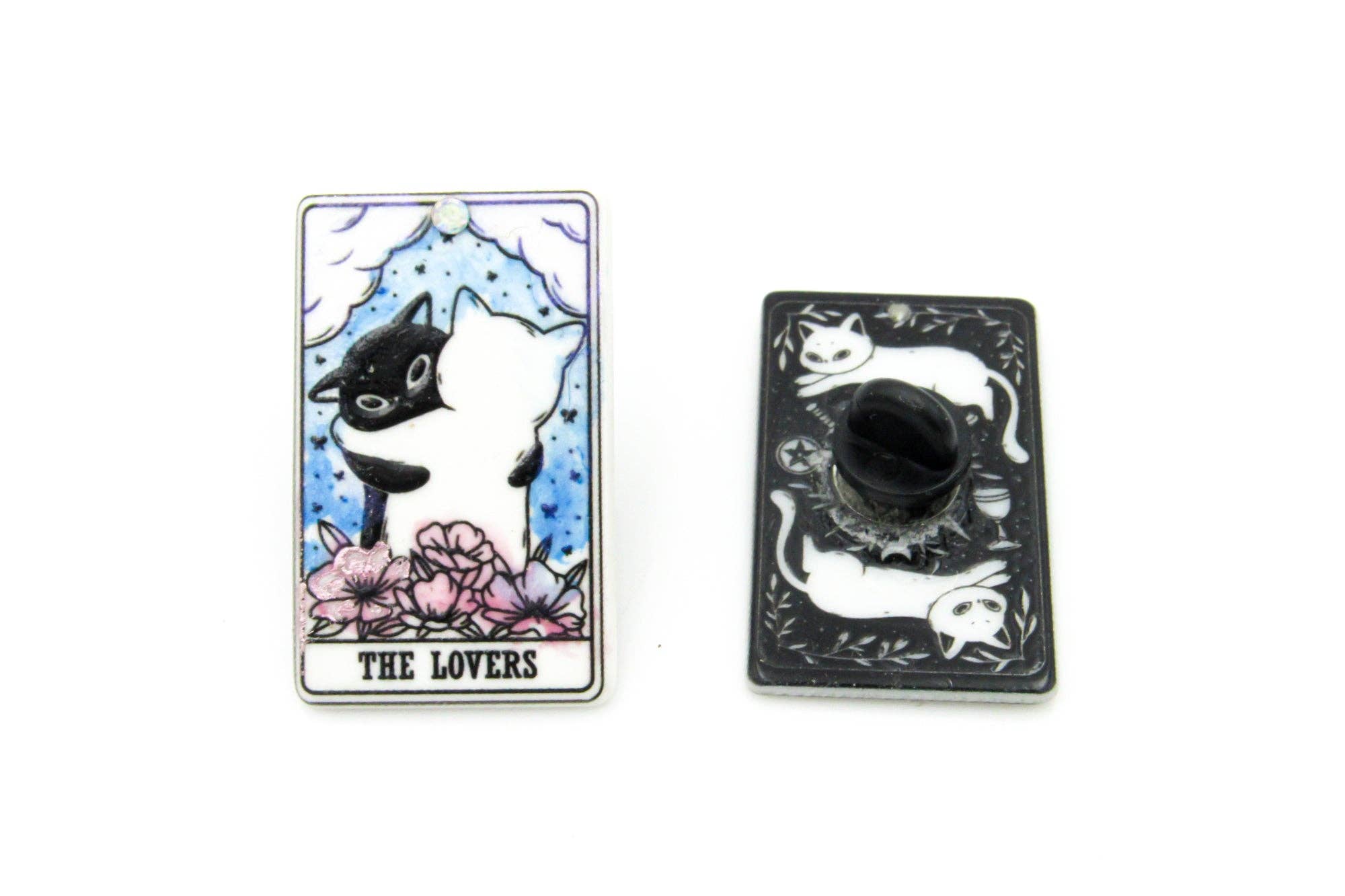 Oh, Heart! - Wholesale Lapel Pin/Button - Cute Cat Tarot Pin7
