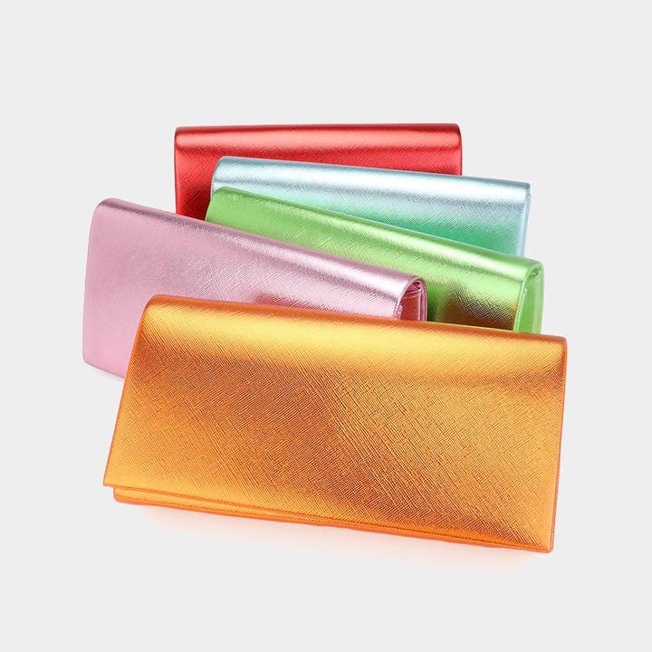 Sensibling Corp. - Wholesale Clutch Bag - Women's - Metallic Clutch Bag / Crossbody Bag