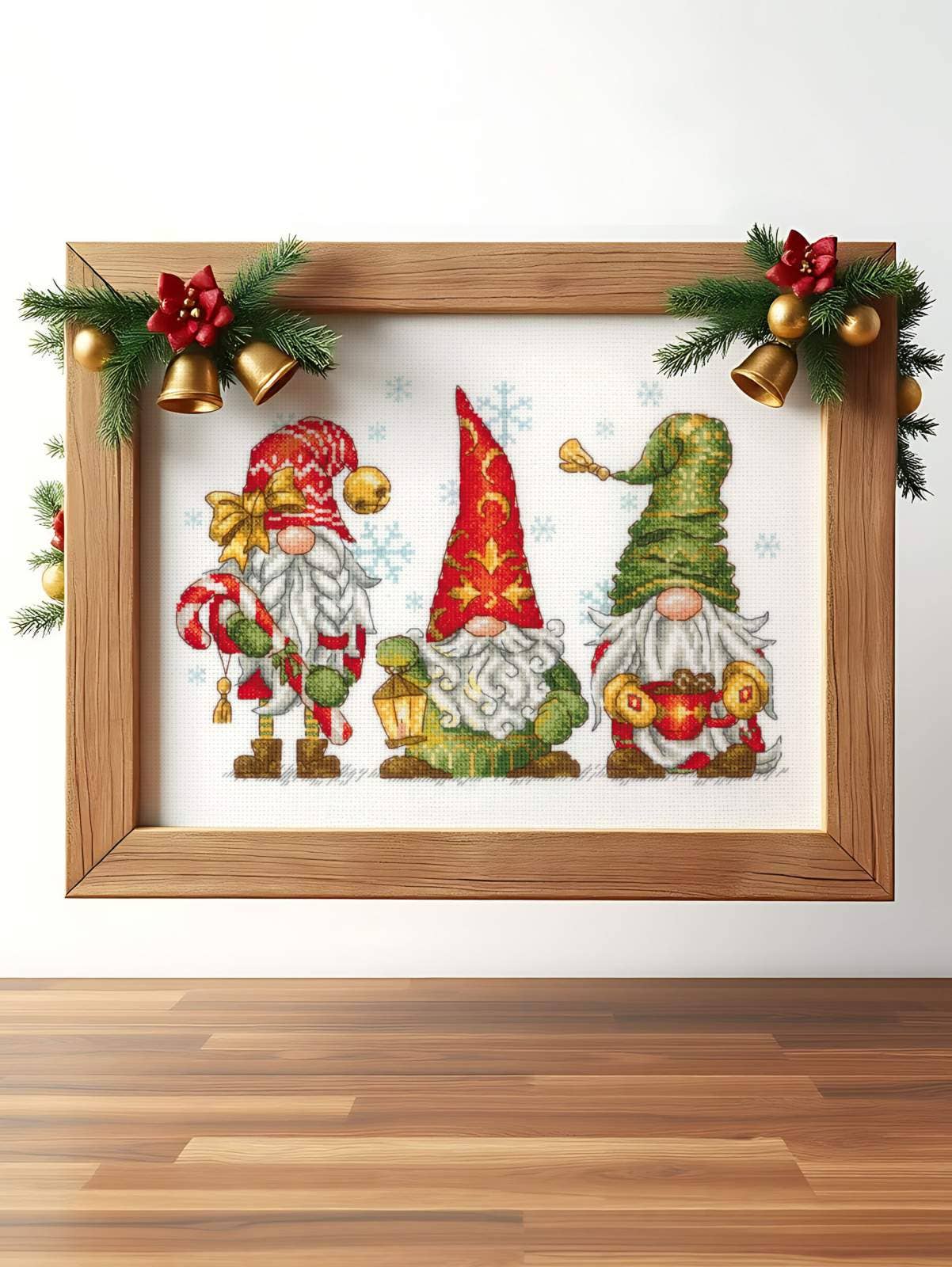 RIOLIS - Wholesale Embroidery/Cross Stitch Supplies - Cross Stitch Kit From Riolis 2234 Jolly Gnomes4