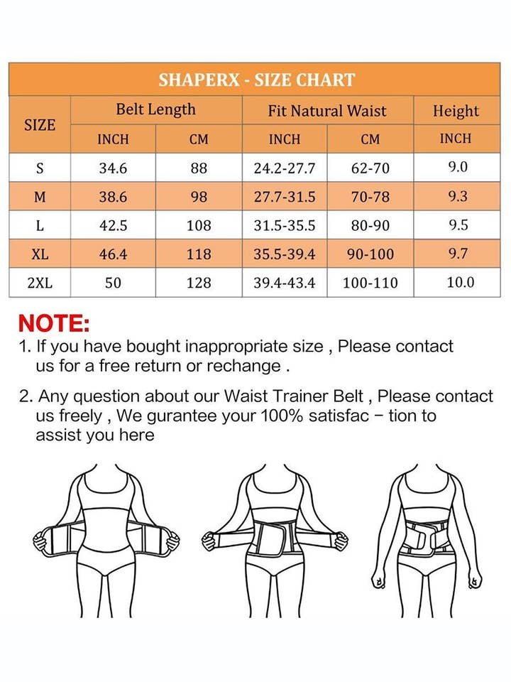 SHAPERX - Wholesale Fashion/Breast Tape - Women's - SHAPERX Waist Trainer Belt, Sports Girdles for Women