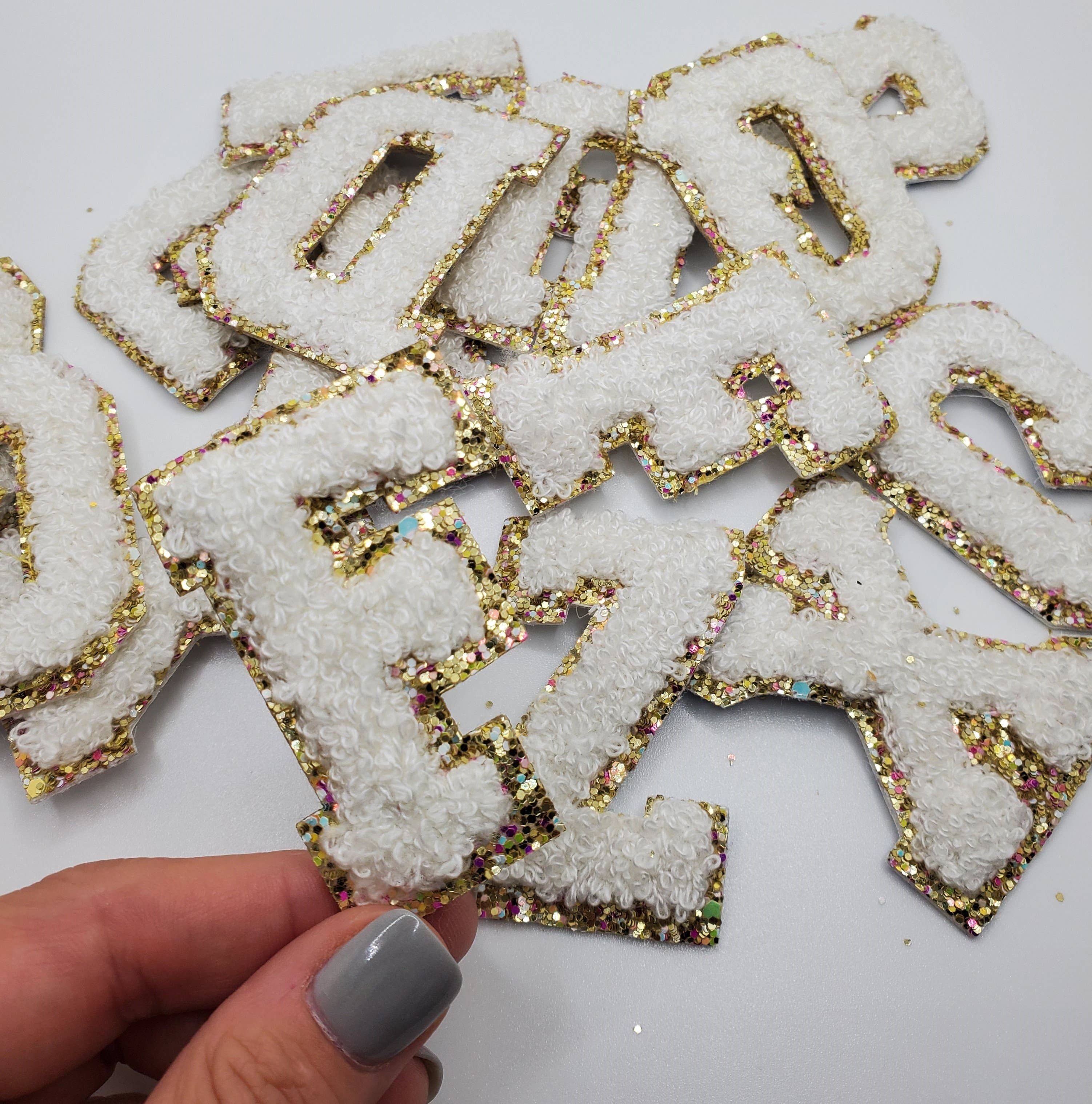 Properly Marked - Wholesale Patch - Chenille Varsity Letters singles0