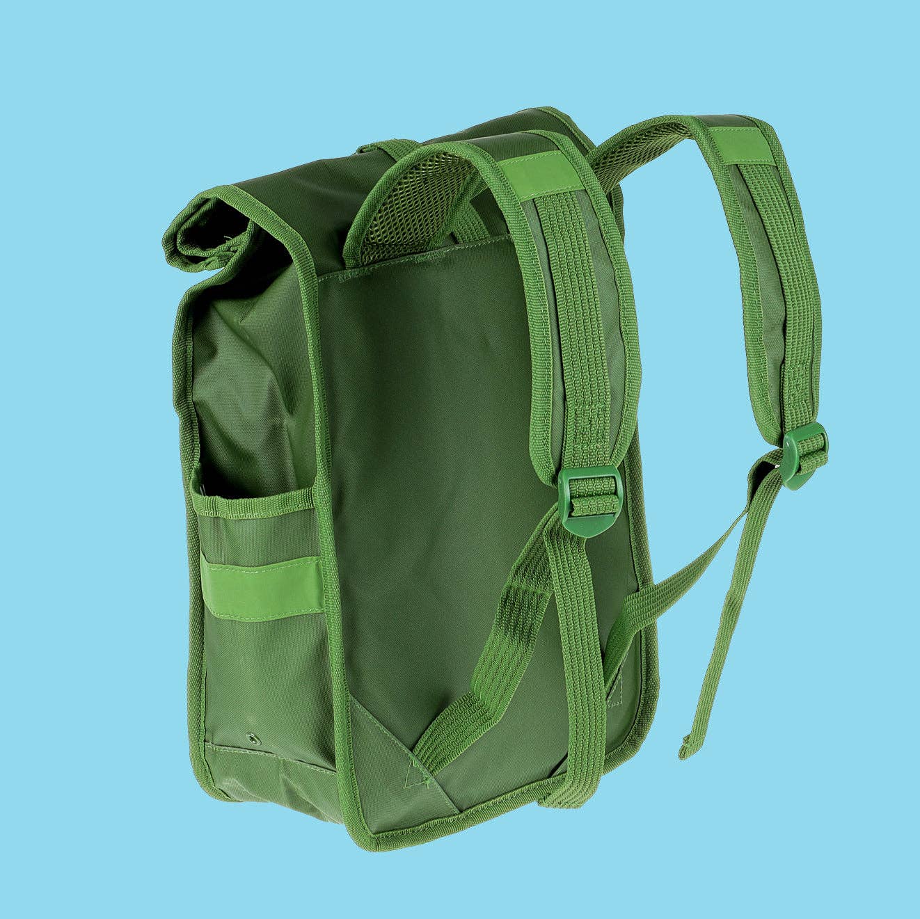 Goodordering – wholesale Backpack – Unisex – Green Mini Rolltop Backpack Eco Monochrome2