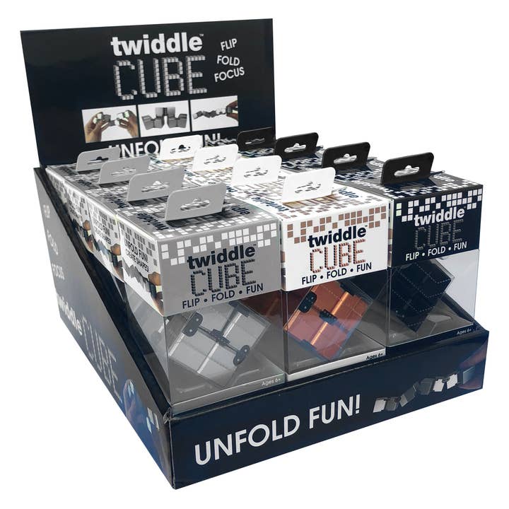 Zorbitz Twiddle Cube 12 pc PDQ and other Purchase Wholesale fidget cubes. Free Returns & Net 60 Terms on Faire trending on Faire.