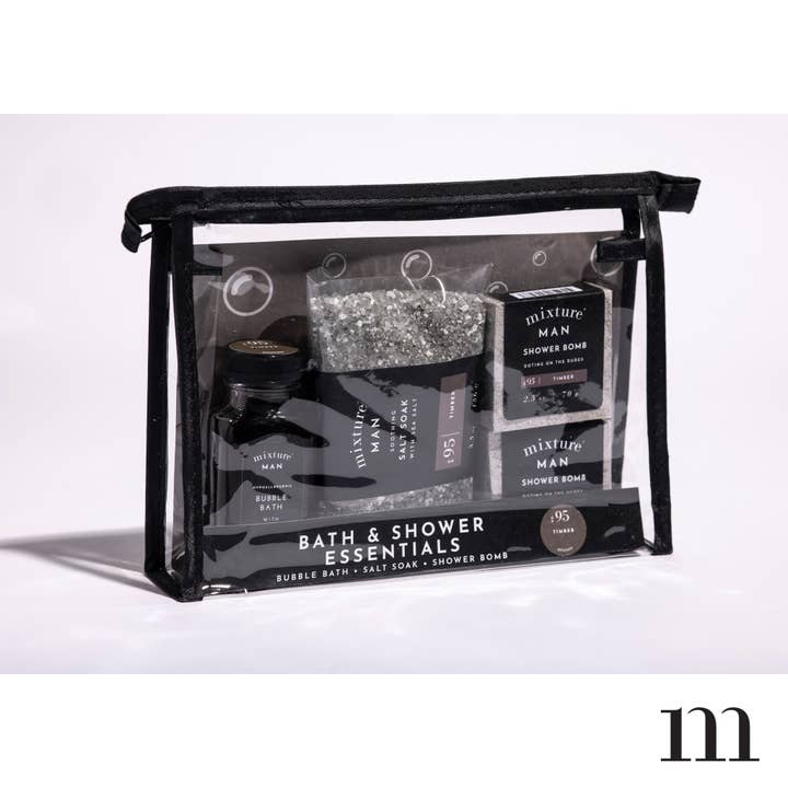 Mixture Home - Wholesale Bath & Body Set - Men's - Mixture Man Bath & Shower Essentials