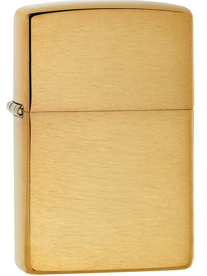 204B Reg Br Fin Brass for wholesale by Zippo Manufacturing Company