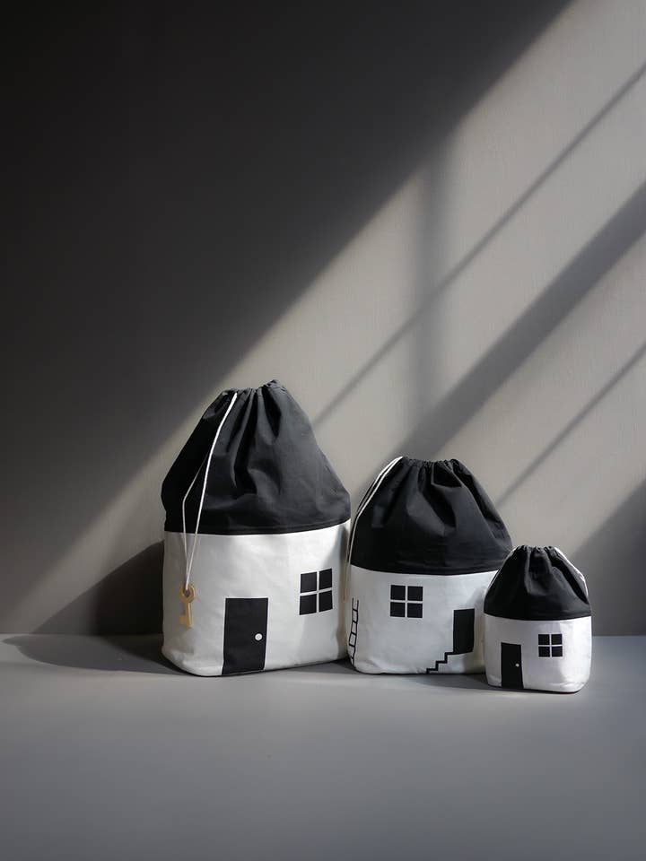 Rock & Pebble - House No.1 - Sac de rangement biologique (taille M) pour la vente par Living Refinery
