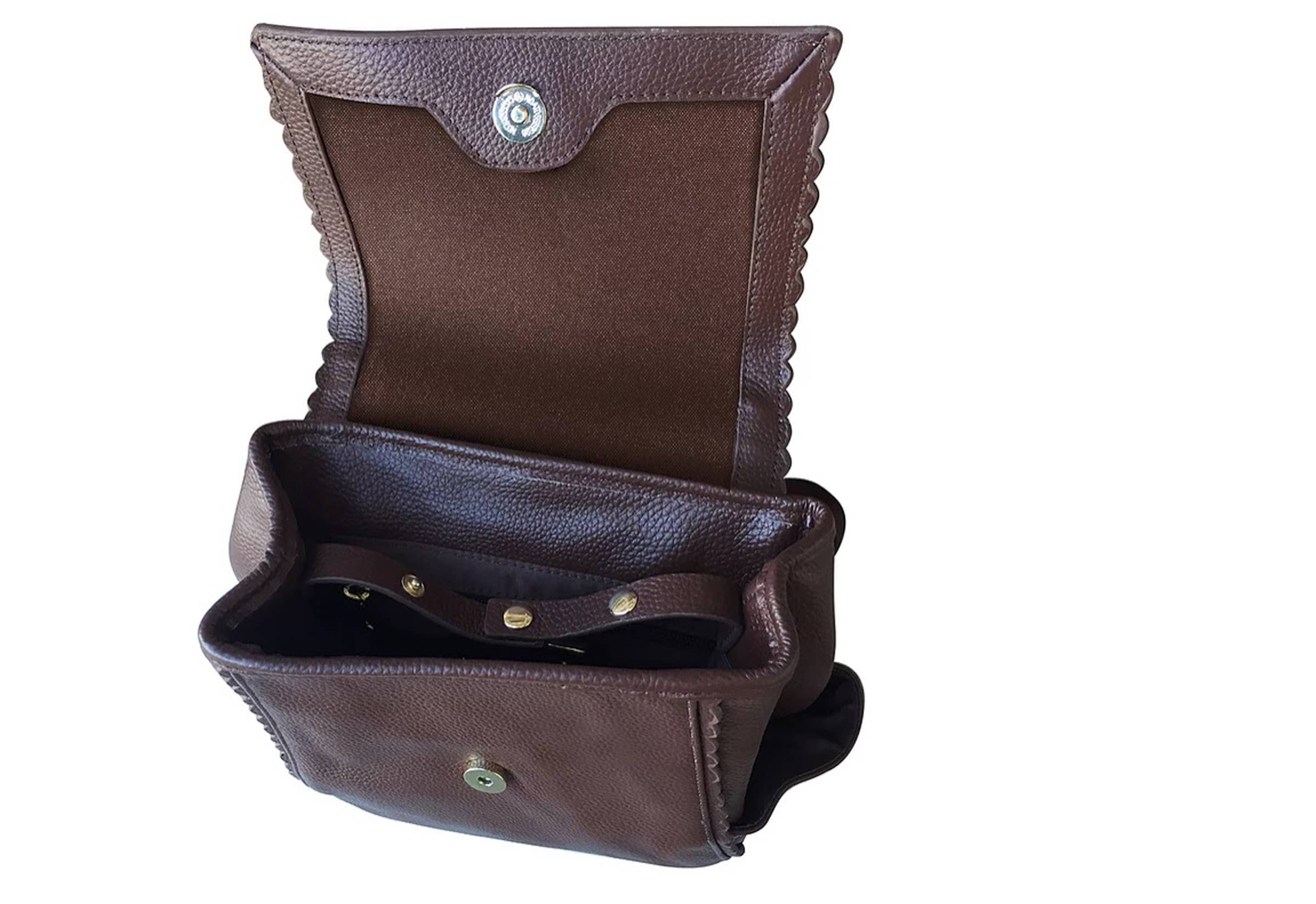 Roma Leathers, Inc. - Wholesale Backpack - Women's - Top grain cowhide leather back pack crossbody shoulder bag9