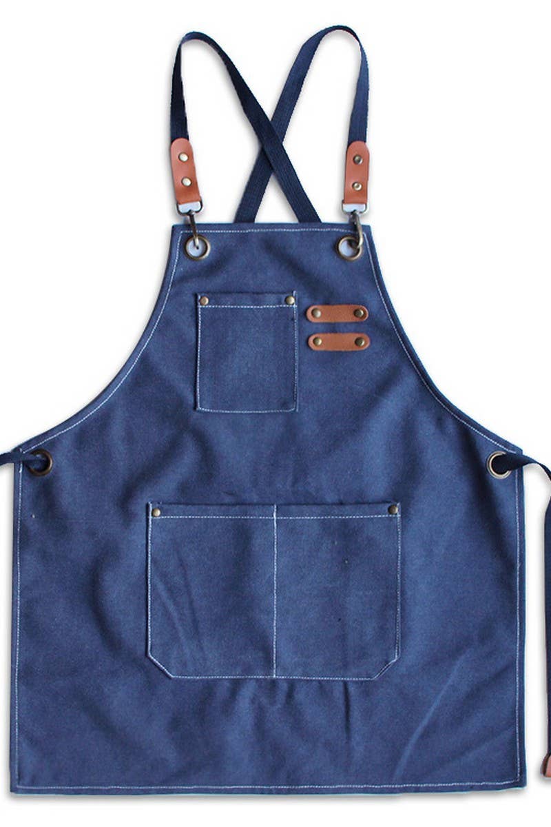 NINEXIS - Wholesale Apron - Kids - CWAB3990_COTTON CANVAS CHILDREN'S PAINTING APRON5