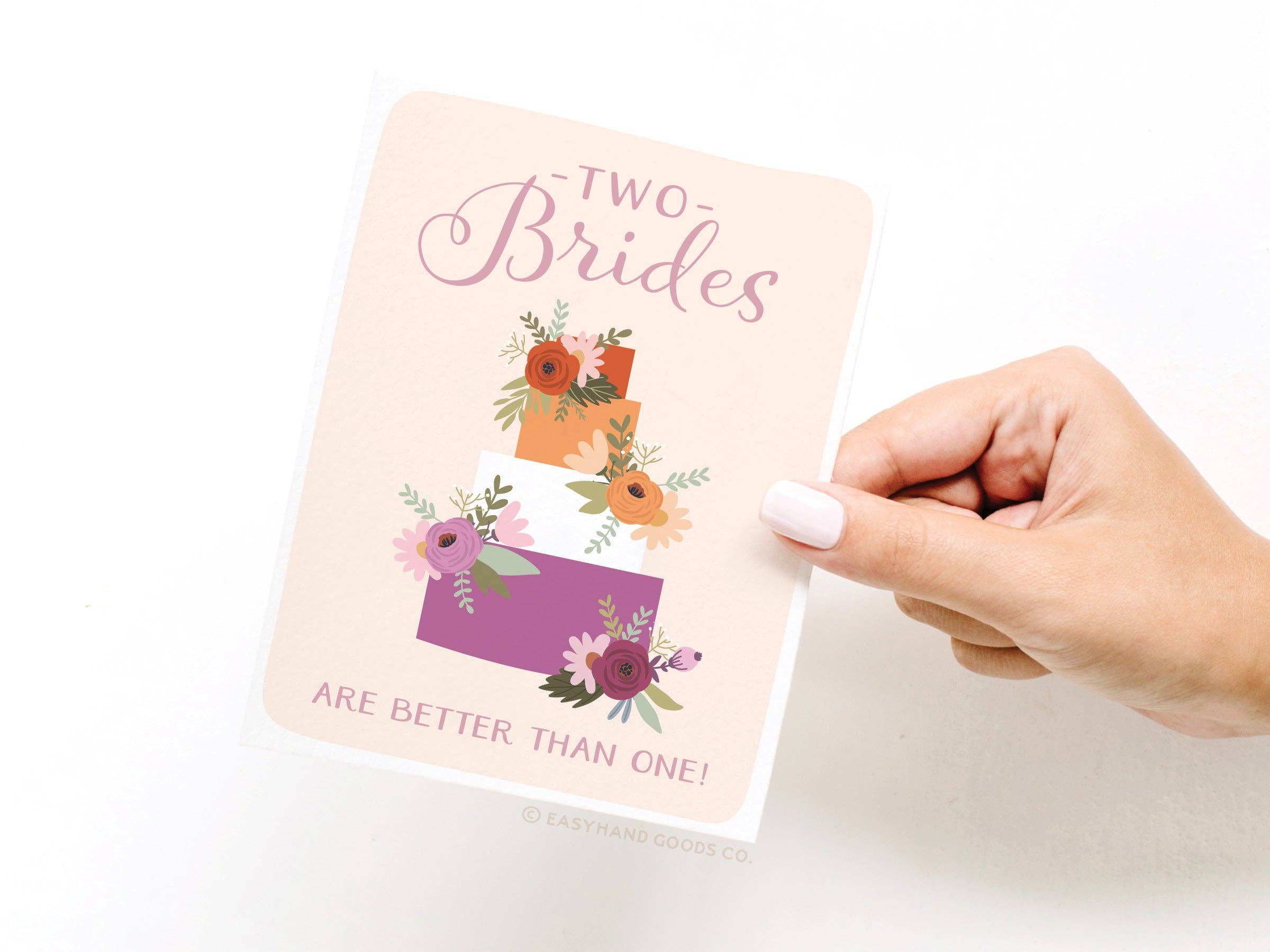 Easyhand Goods – formerly Onderkast – wholesale Wedding card – Two Brides Are Better Than One Greeting Card2