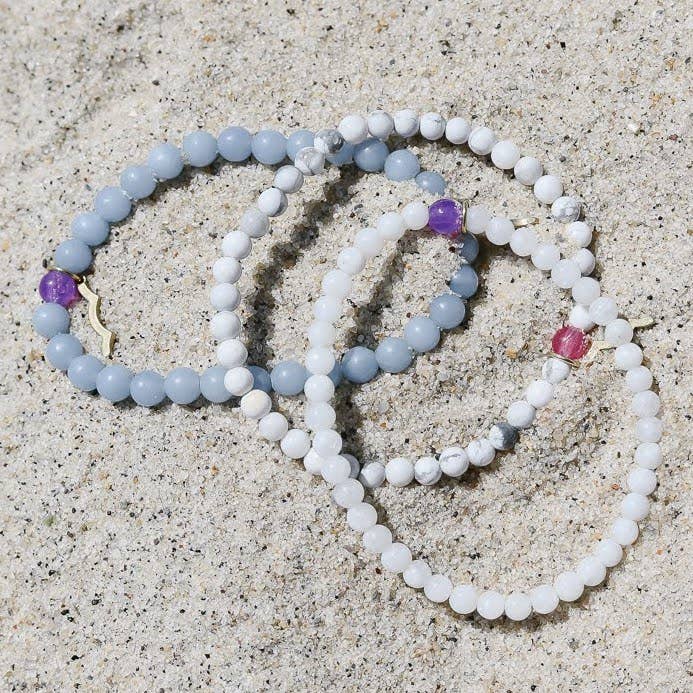 Sailormade - Vendita all'ingrosso Bracciale con perline - Bracciale da donna Rayminder UV Awareness in howlite20