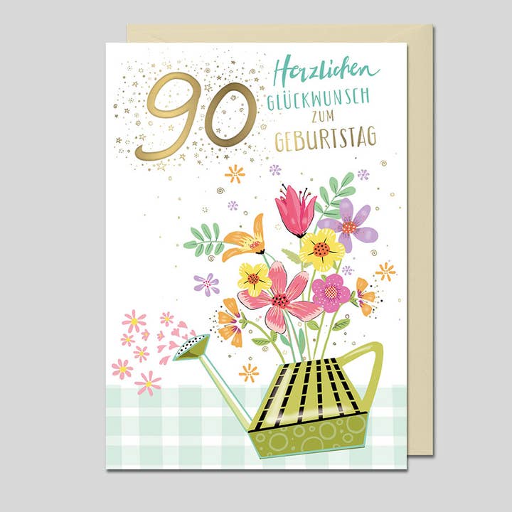 BIGLIETTO D'AUGURI 90° per la vendita all'ingrosso da parte di Michel-Verlag GmbH