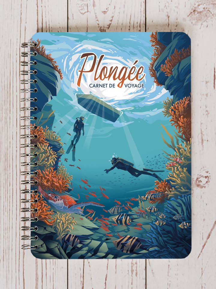 Dive log (French language) for wholesale by AVENTURA ÉDITIONS