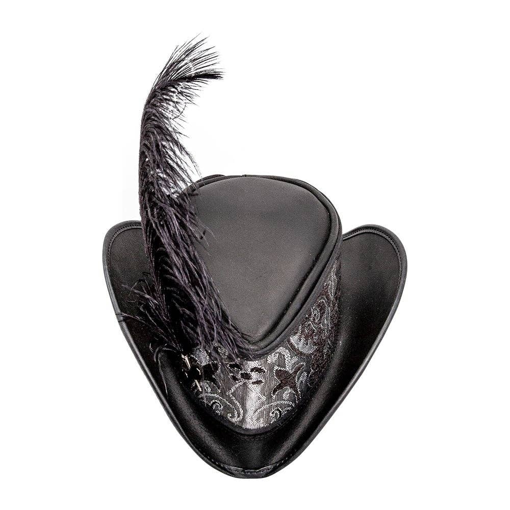 American Hat Makers - Vendita all'ingrosso Fedora - Unisex - Cappello da Festival in Pelle - Stile Reversibile Ren23