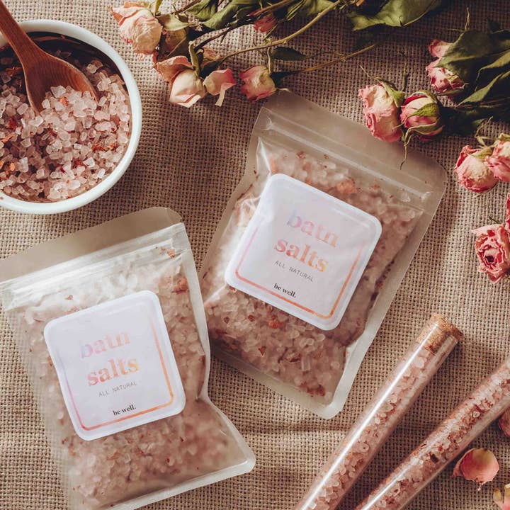 Bath Salt Pink Himalayan Salt, Rose Bath Salt for wholesale by bewell
