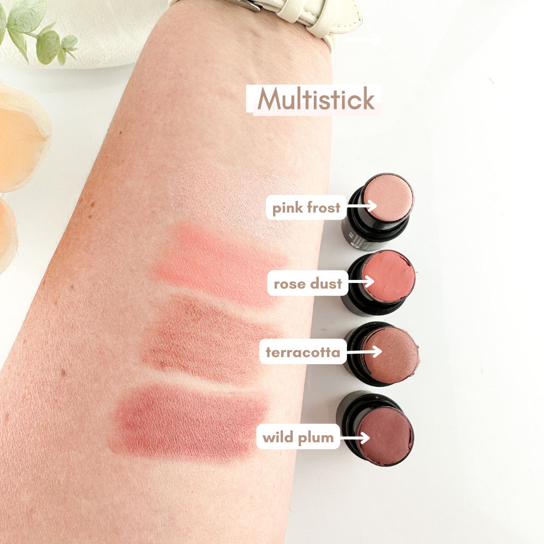 Taylor Made Organics - Vente Blush/fards à joues - Crème Multistick – Bio, Couleur pour les Yeux, Lèvres & Joues9