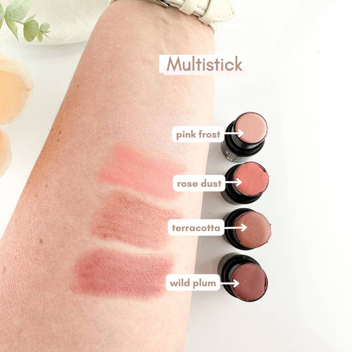 Taylor Made Organics - Vente Blush/fards à joues - Crème Multistick – Bio, Couleur pour les Yeux, Lèvres & Joues9