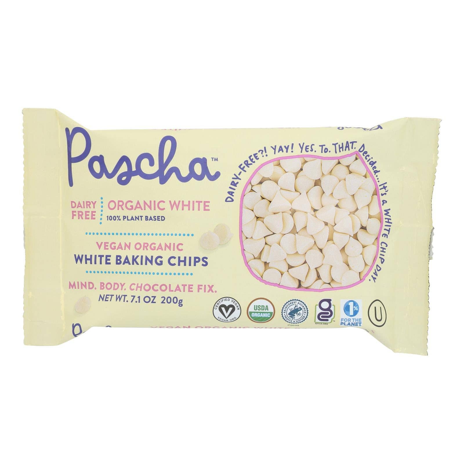 Everyday Supply Co - Wholesale Chocolate - Pascha Organic White Rice Milk Choc Chips, 8 Pack, 7 Oz0