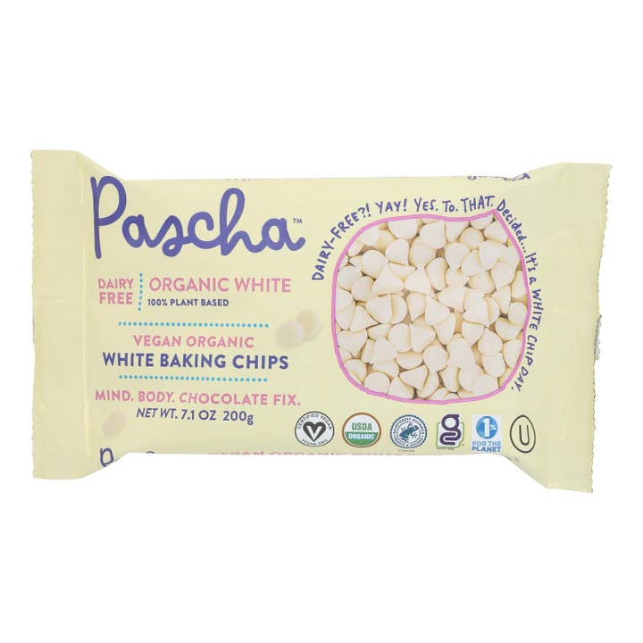 Everyday Supply Co - Wholesale Chocolate - Pascha Organic White Rice Milk Choc Chips, 8 Pack, 7 Oz