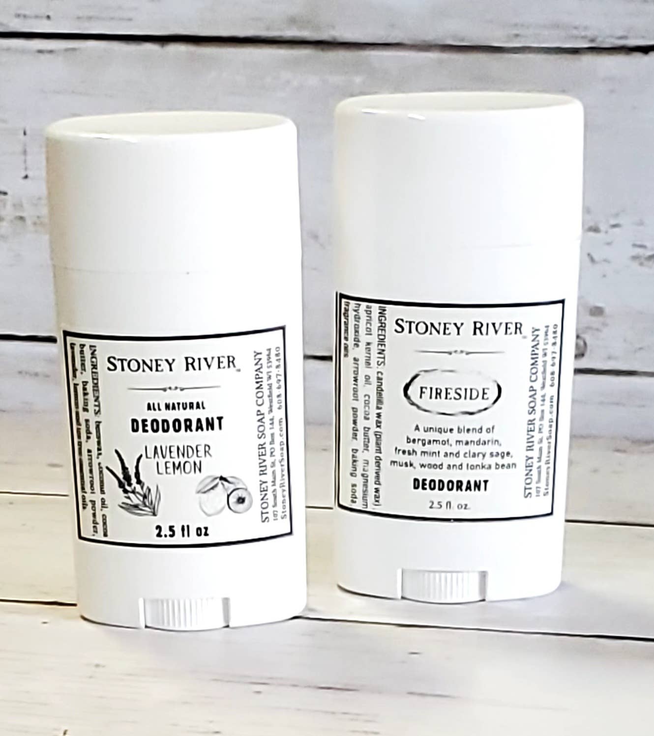 Stoney River Soaps – wholesale Deodorant – Unisex – Deodorant - Fireside or Lavender Lemon3