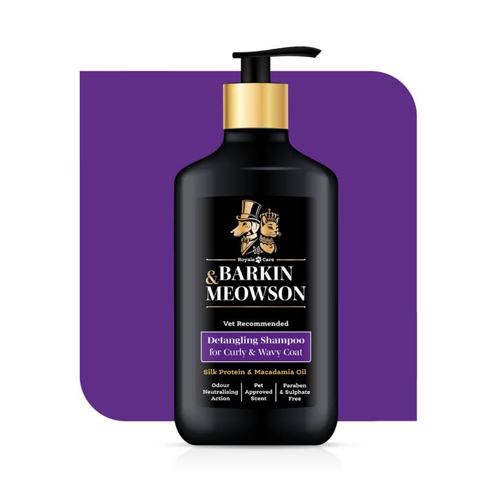 Curly Coat Detangling Shampoo for wholesale by Barkin & Meowson