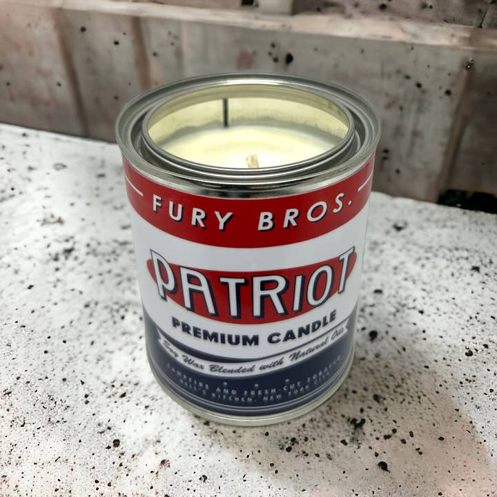 Fury Bros. – Großhandel Kerze im Glas / gefüllte Kerze – Patriot Premium Kerze 12.5 oz3