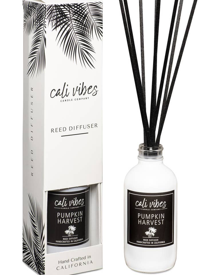 Pumpkin Harvest - Reed Diffuser for wholesale by Cali Vibes Candle Company