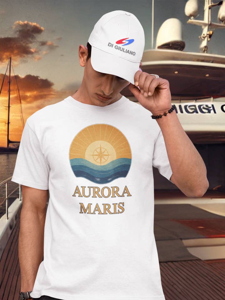AURORA MARIS – Organic Men's Maritime T-Shirt for wholesale by Roland Wäschle - DI GIULIANO