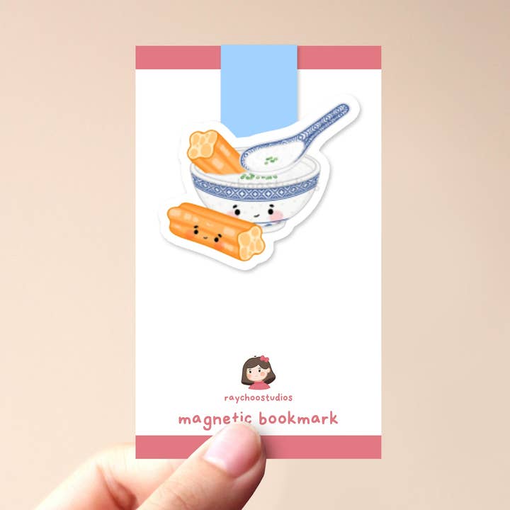 Congee Magnetic Bookmark for wholesale by Raychoo Studios Inc.