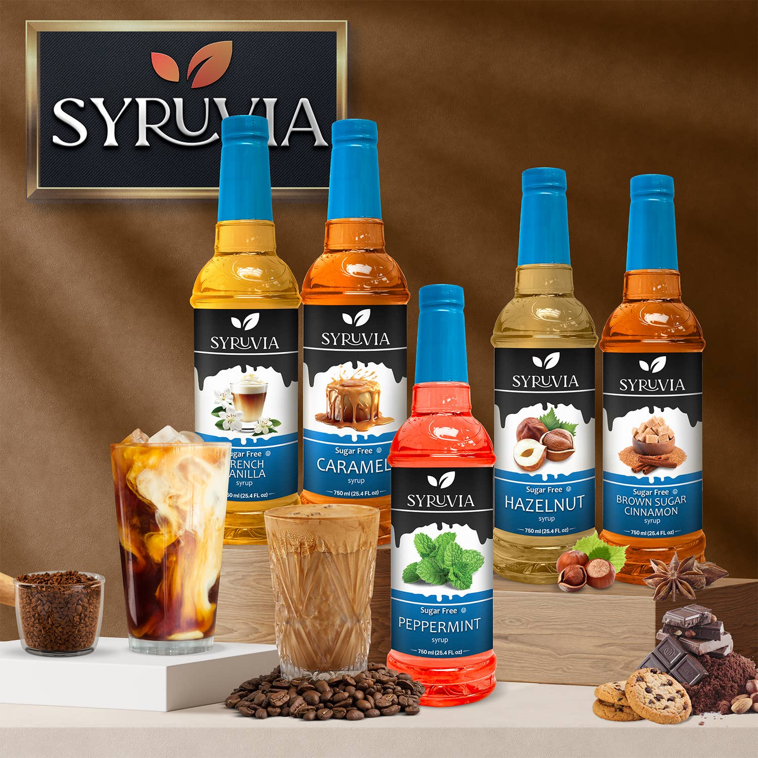 Syruvia - Vente Sirops aromatisés - Sirop de noix de pécan au bourbon à l'érable sans sucre6