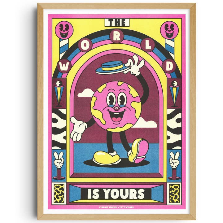KIBLIND Atelier - Wholesale Poster - Poster - Yeye Weller “Nas — The World is Yours”0