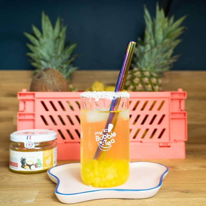 My Bubble Tea - Wholesale Iced Tea - Pina Colada Fruit Pearls - Made in France4