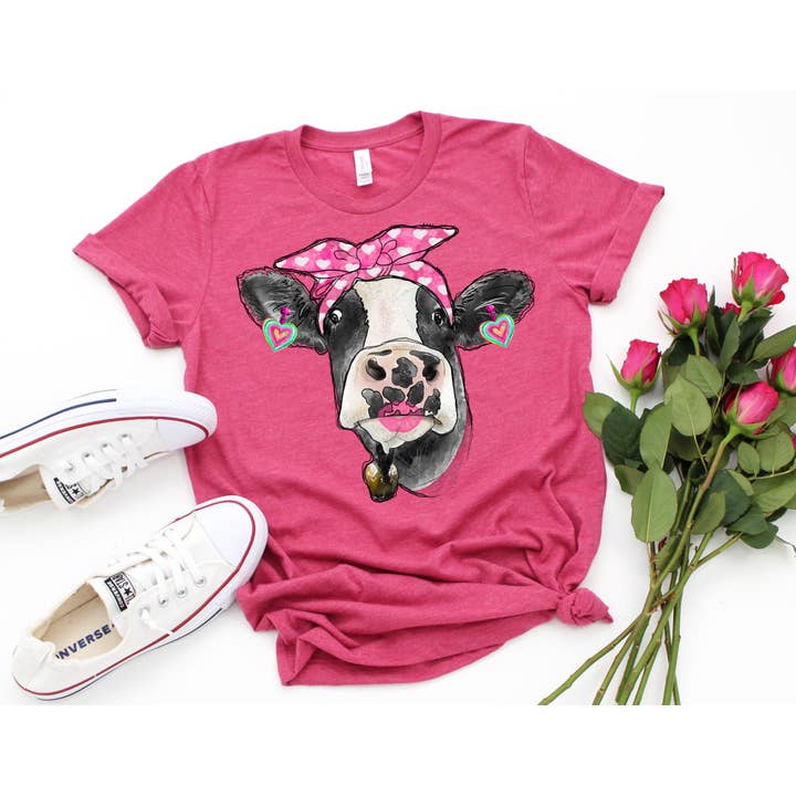 Camisa Cow Valentine - Camisa de San Valentín para venta al por mayor de The Shirt Company