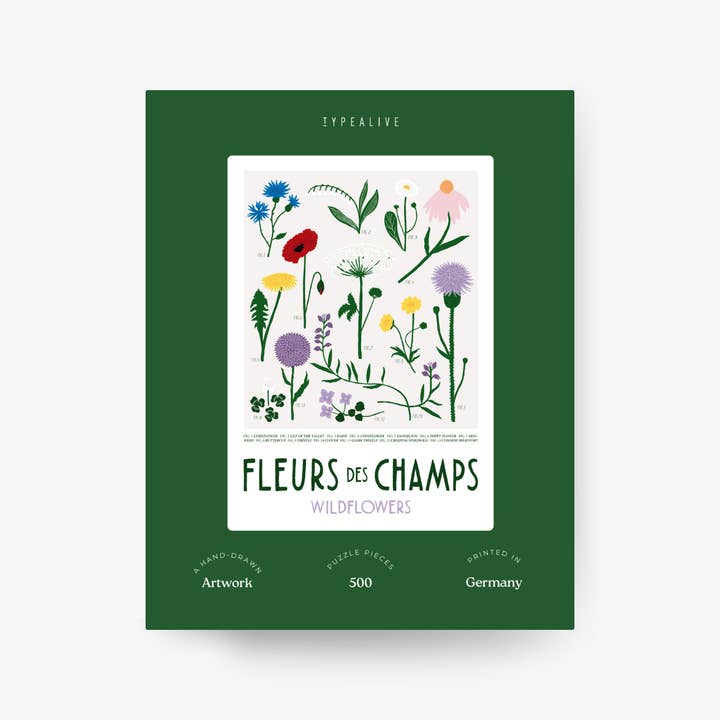 typealive - Wholesale Puzzle - Adult - Puzzle / Wildflowers1