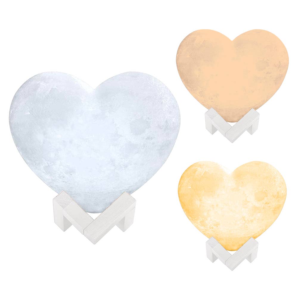 CanvasChamp - Wholesale Accent/Desk Lamp - Custom 3D Photo Heart Moon Lamp - Night Light9