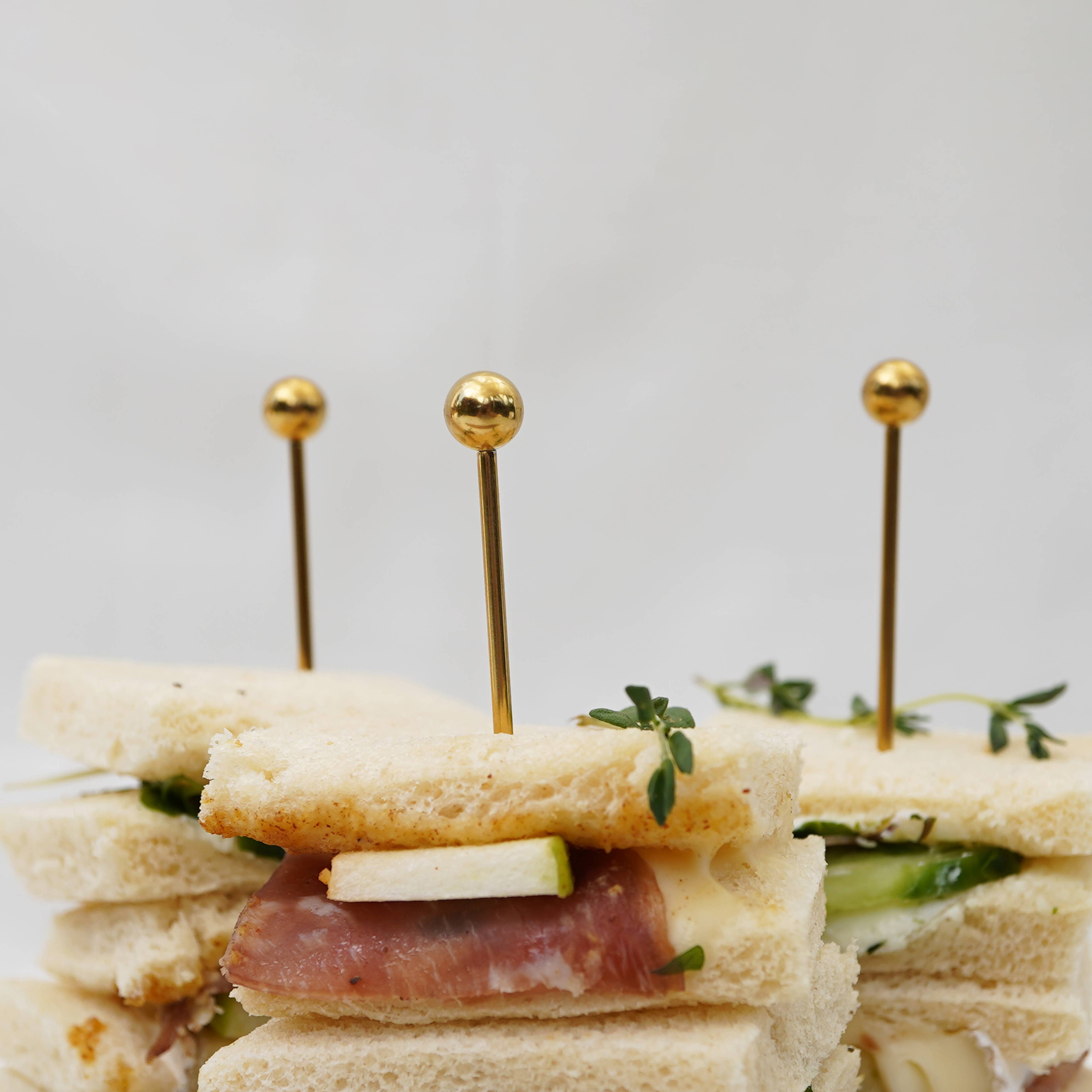 A Bar Above - Wholesale Cocktail Pick - Cocktail Picks for Garnishes, Gold (12 Piece, Short)2