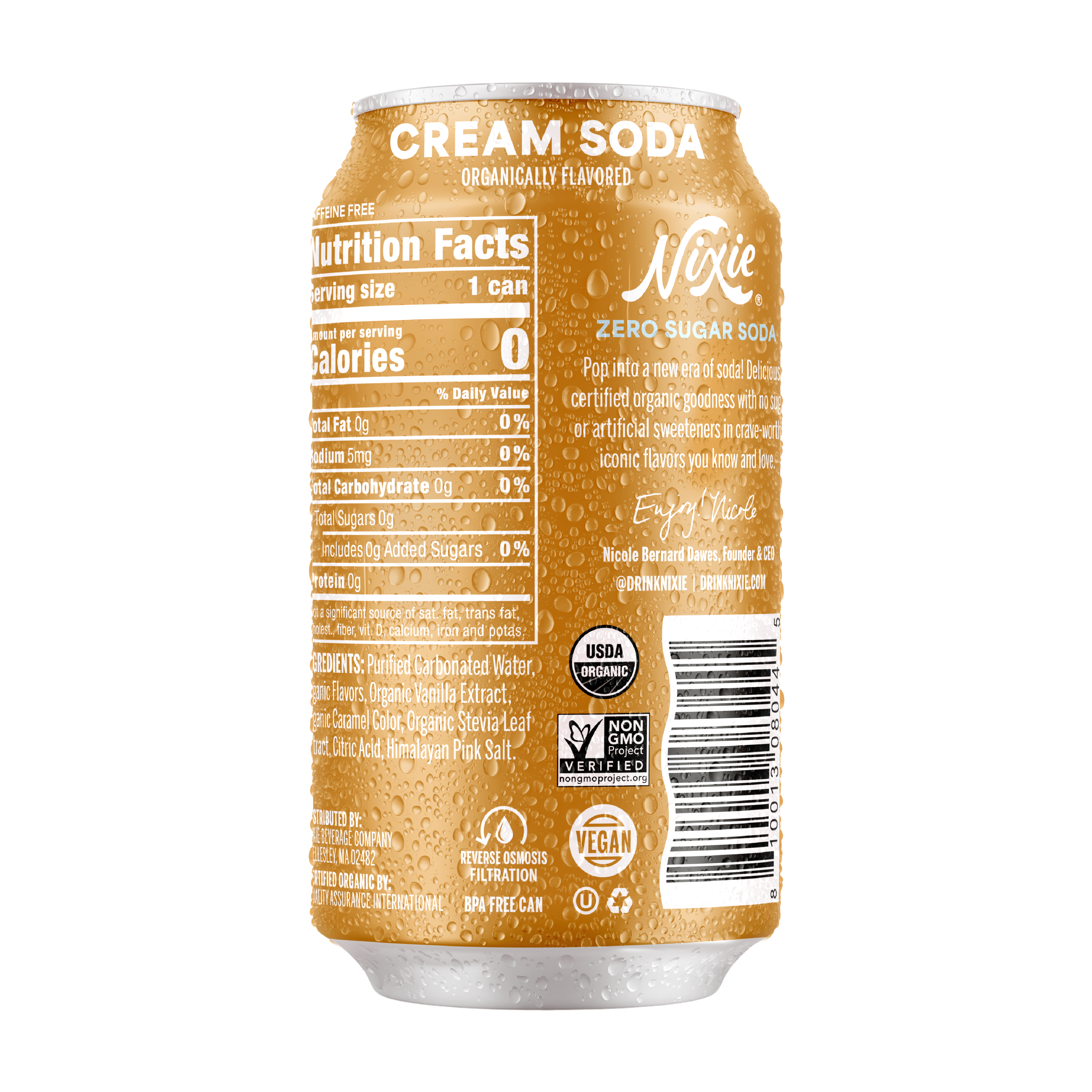 Oasis Snacks - Wholesale Soda/Carbonated Drink - Nixie Organic Zero Sugar Soda, 12 Fl Oz8