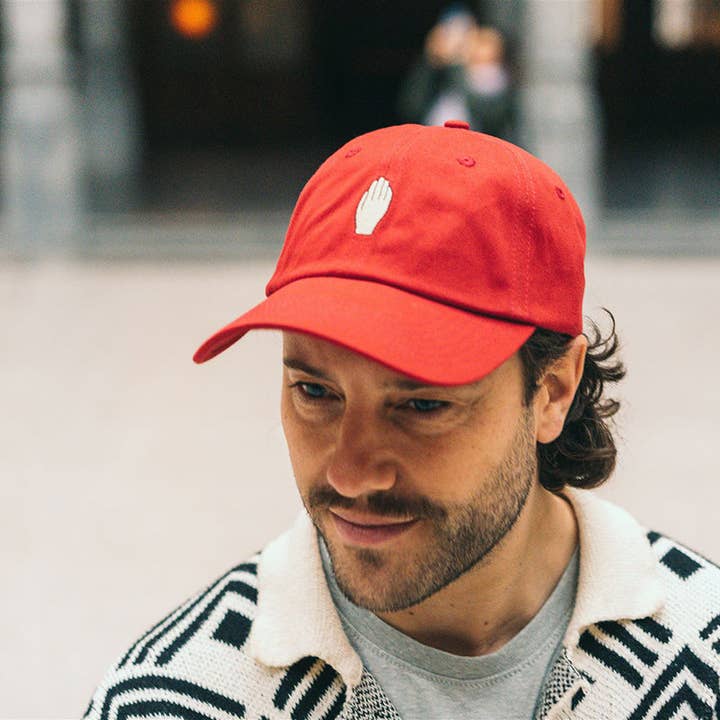 Hand - Red Baseball Cap for wholesale on Faire5