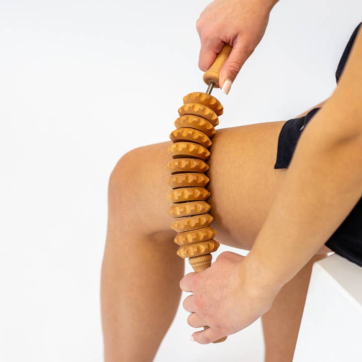 Træmassage rulle | Profilskåret træmassager for engroshandel hos ACUS MED