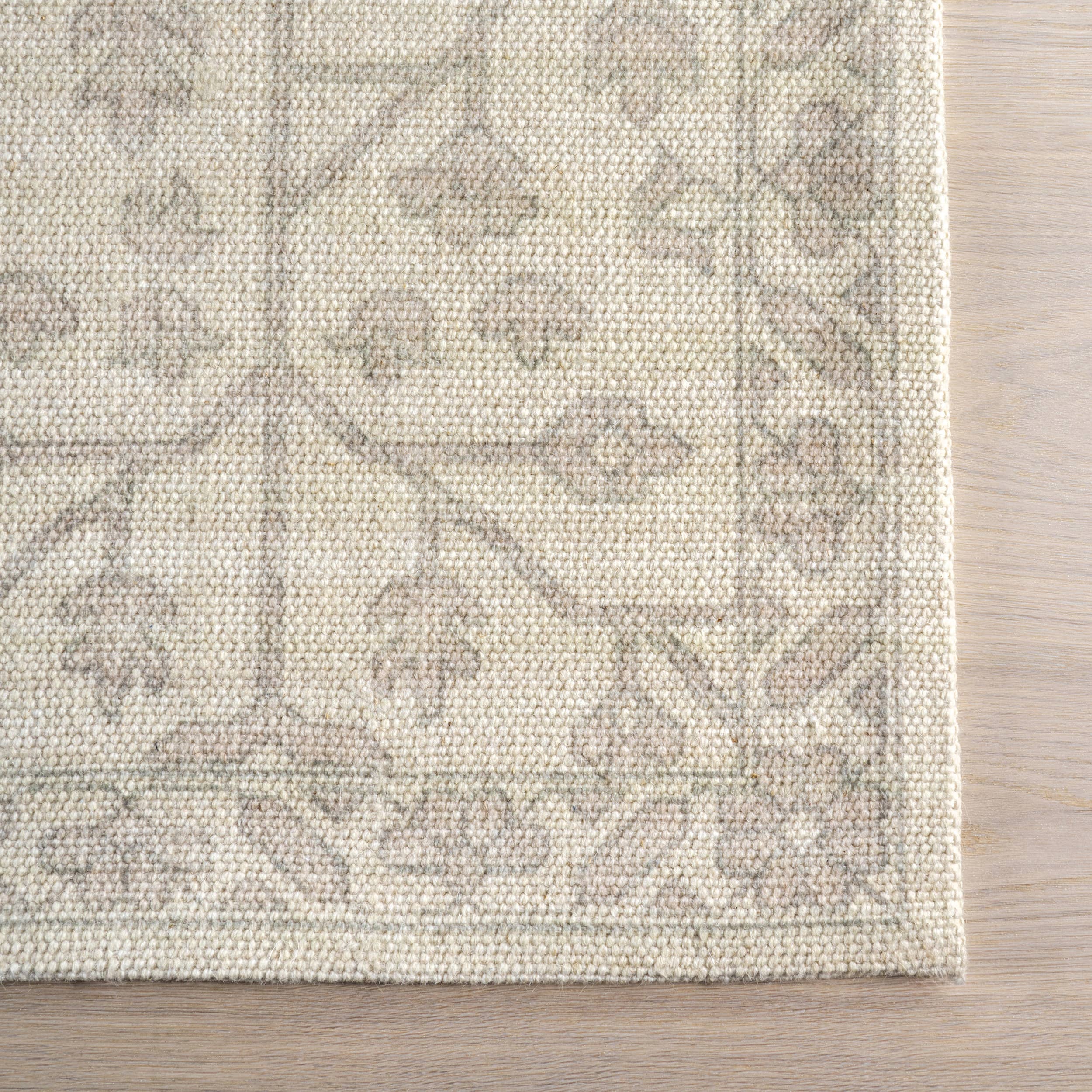 Beige Gretel Wool and Cotton Area Rug for wholesale on Faire1