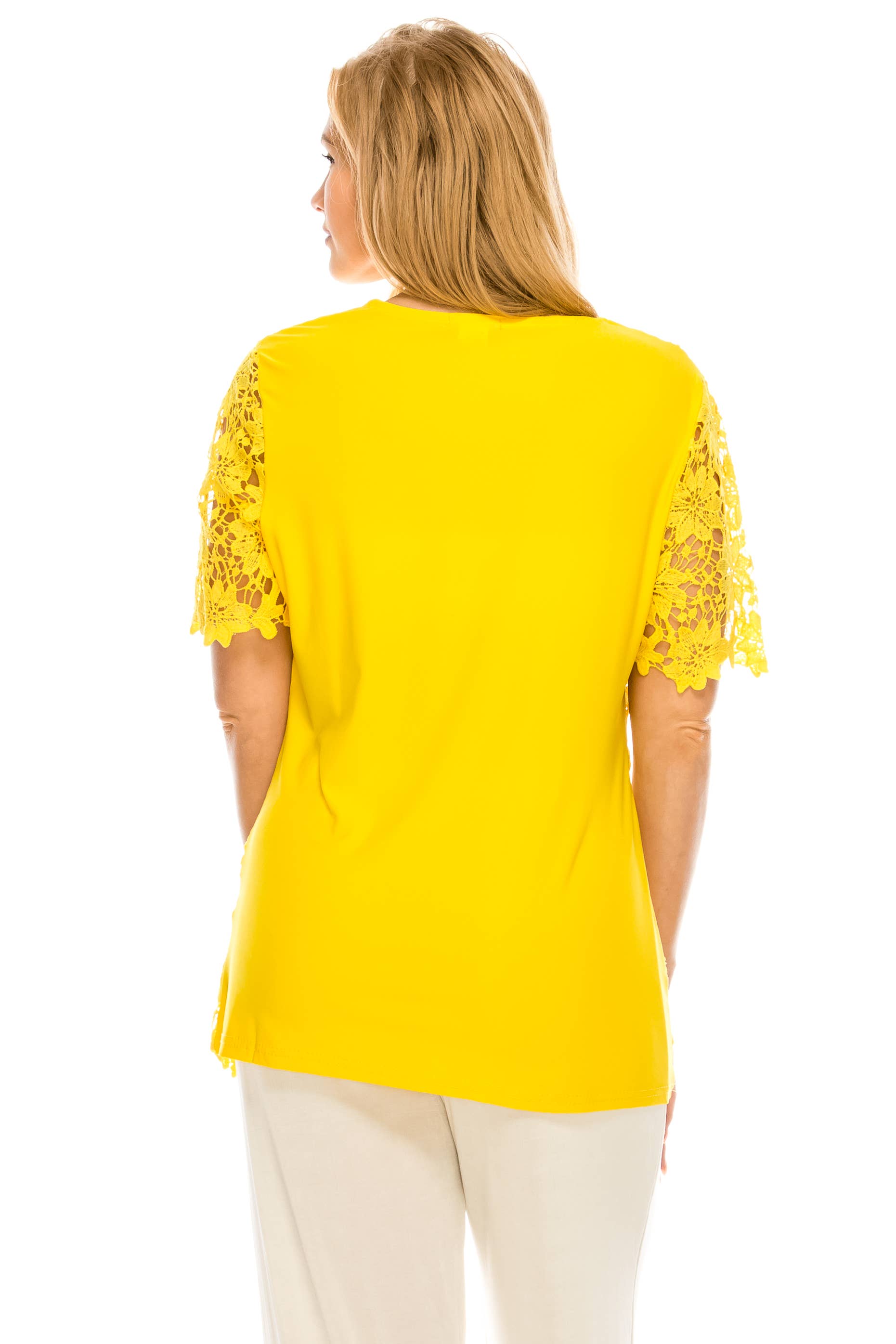 Jostar - Wholesale Blouse - Women's - Flower Top -Short Sleeve Top14