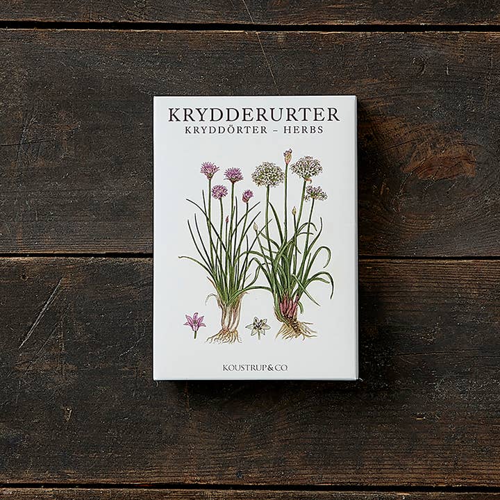 Koustrupco – wholesale Vykortsset – Cardfolder örter 8 FSC vykort med 8 kuvert