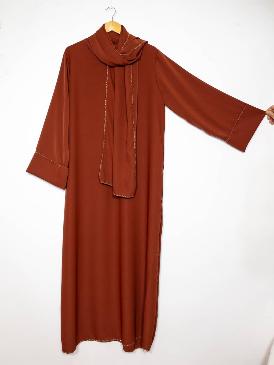 IDEAL OUTFIT - Wholesale Kaftan - Women's - Medina silk abaya for women ref:2377pk15