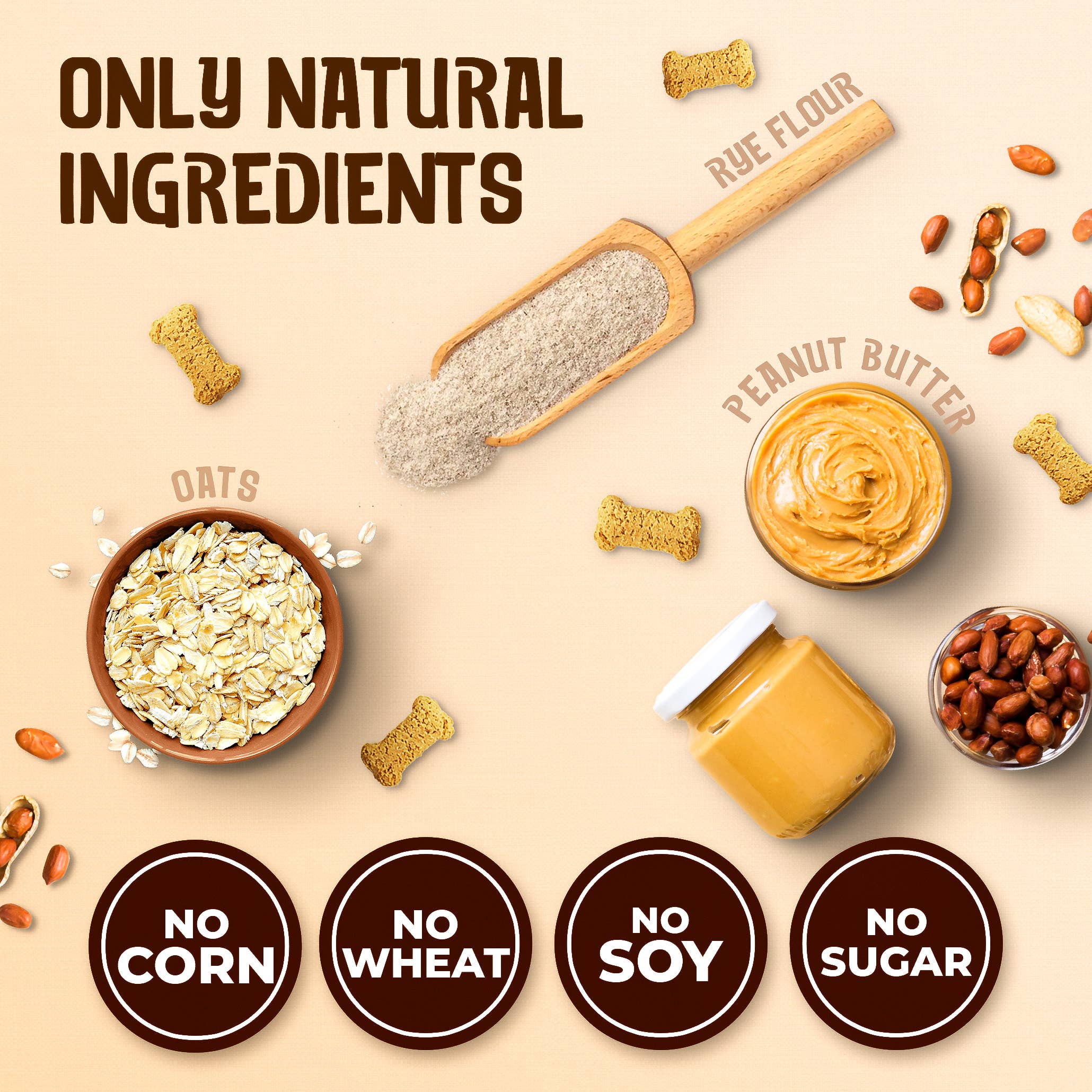 Delightfully Delicious Dog Treats – wholesale Pet treats – Dog – Peanut Butter Dog Treats | Natural Dog Treat | Dog Treat Bag2