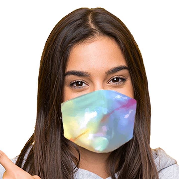 Tie-Dye Face Mask for wholesale by Graphic Empire
