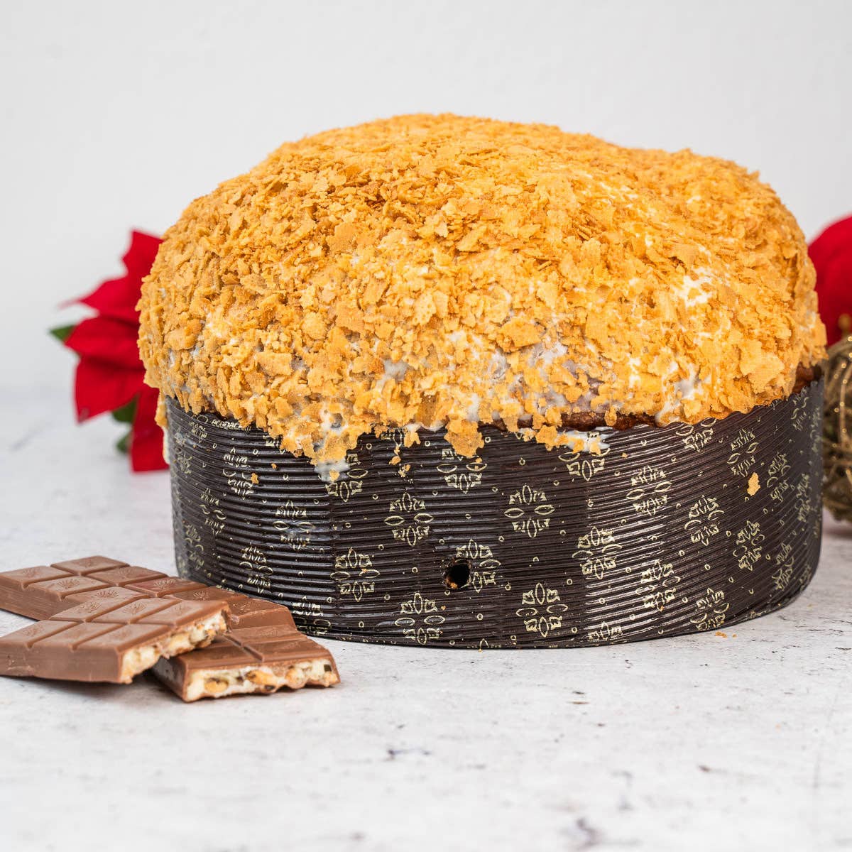 Sicilyaddict - Wholesale Cake - Artisanal panettone with white chocolate and ciokocereali grains3