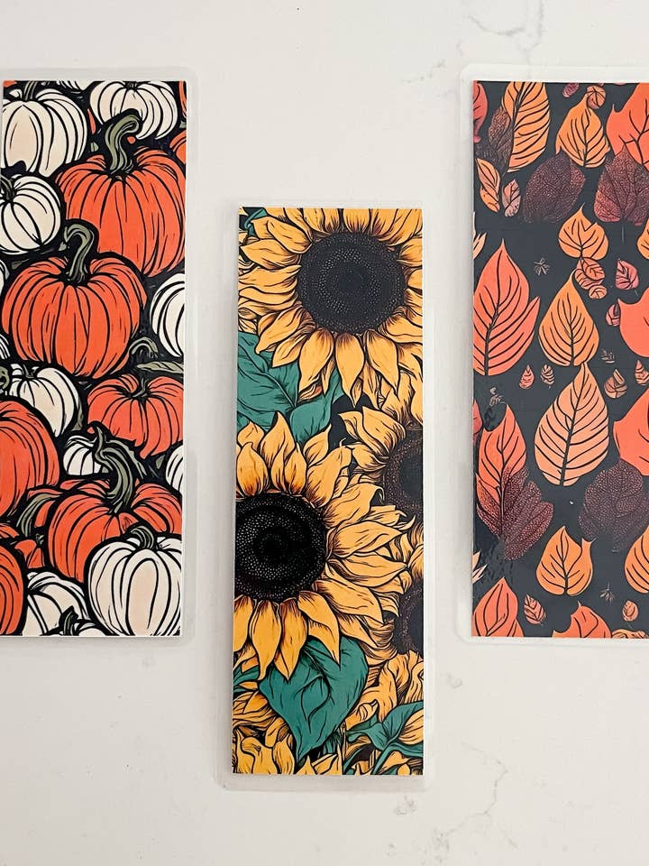 Hyggeligt efterårslaminerede bogmærkelæsere Bookish Gift for engroshandel hos Lauren Ann Boutique & Designs